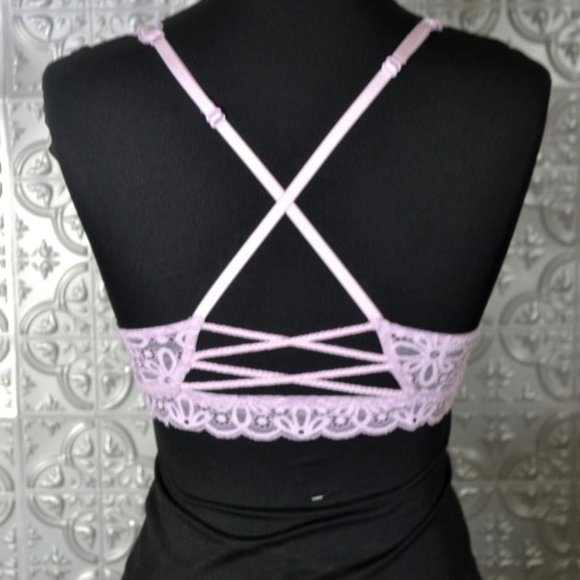 Victoria's Secret Lace Bra Bralette Longline - Picture 2 of 2